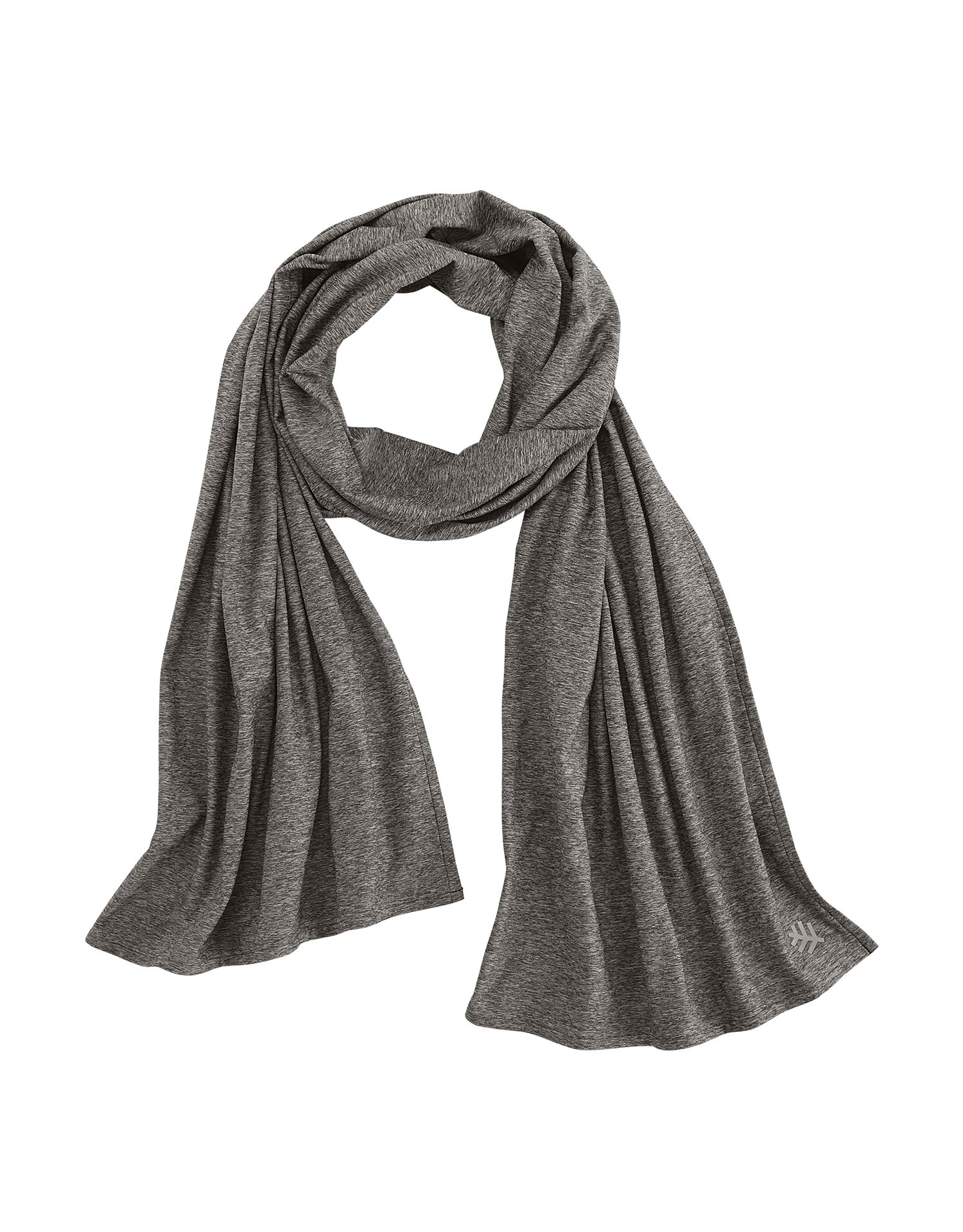 Coolibar - UV-zonnesjaal voor dames - Bhakti - Steenkool